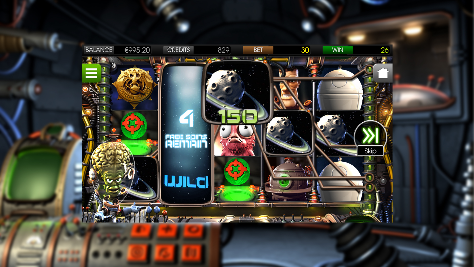 BetSoft Arrival Screenshot