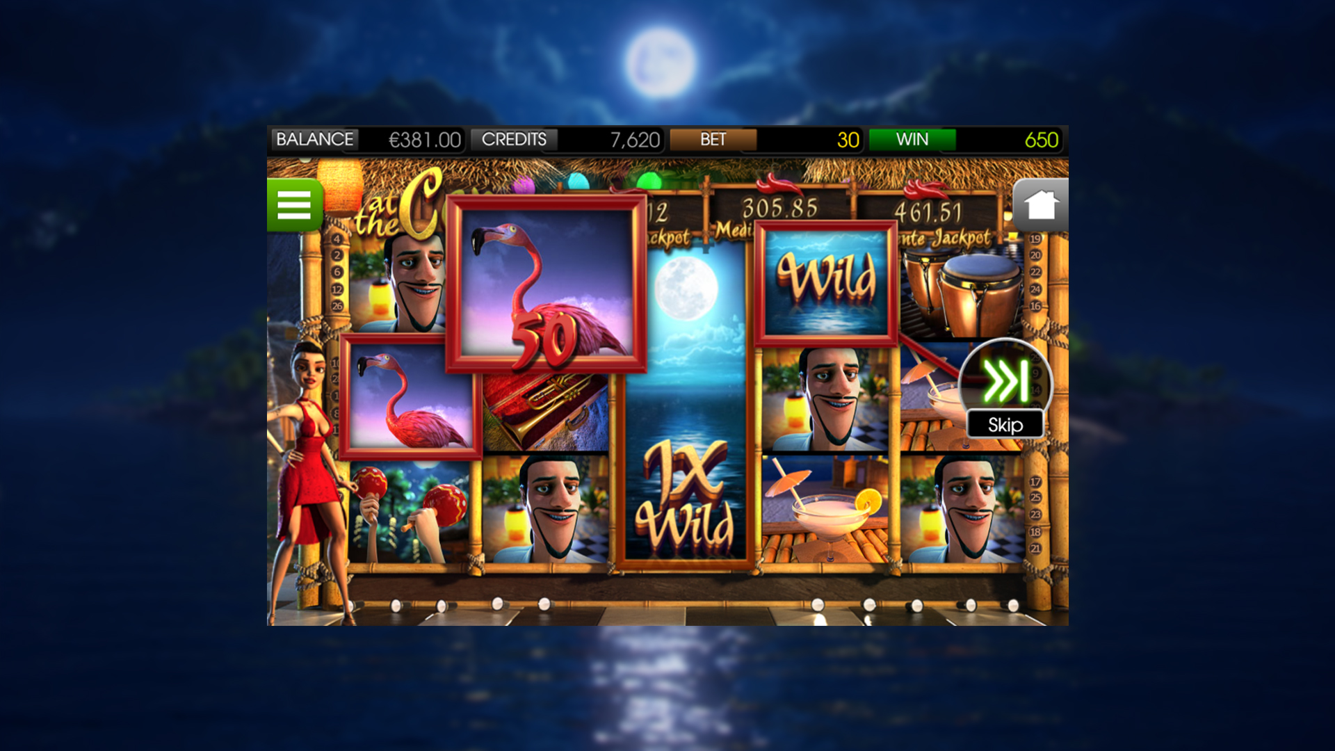 BetSoft At The Copa Screenshot