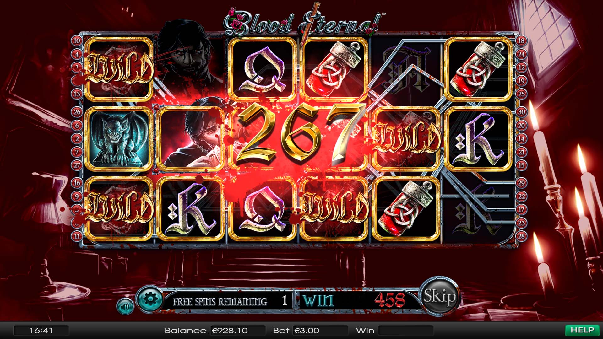 BetSoft Blood Eternal Screenshot