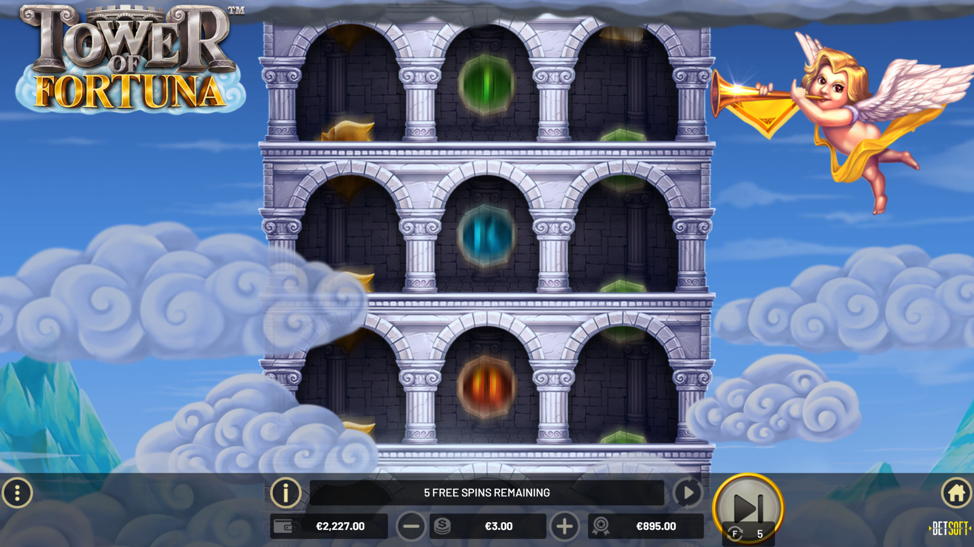 BetSoft Tower of Fortuna Screenshot
