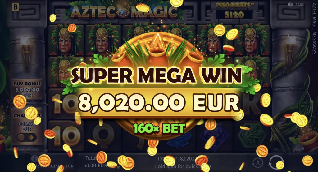 BG Aztec Magic Megaways Screenshot