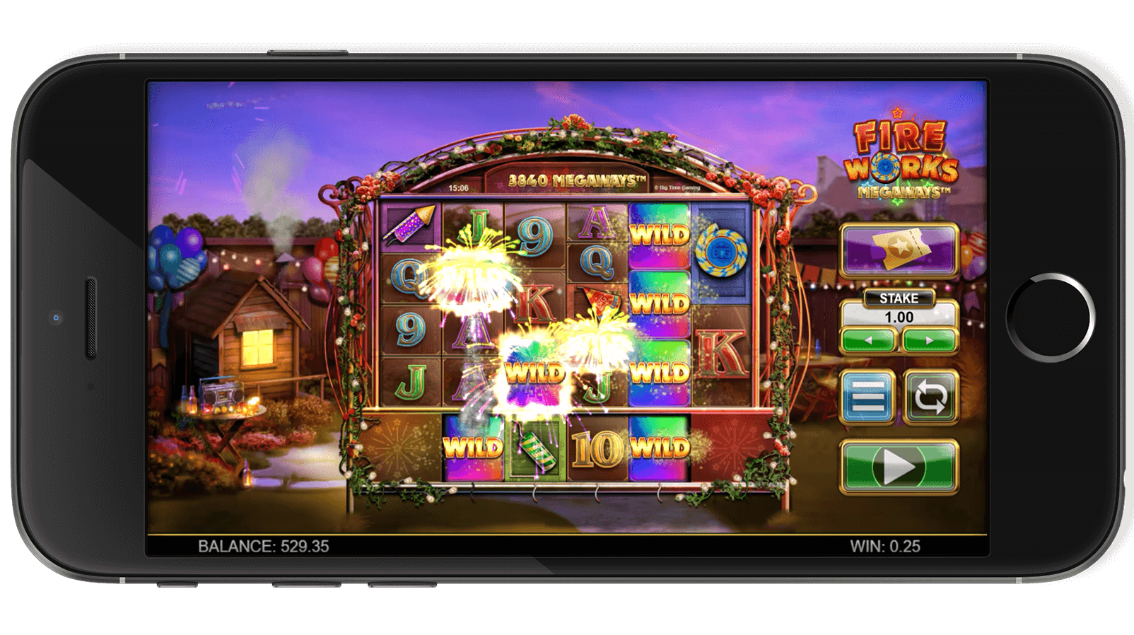 Fireworks Megaways Screenshot