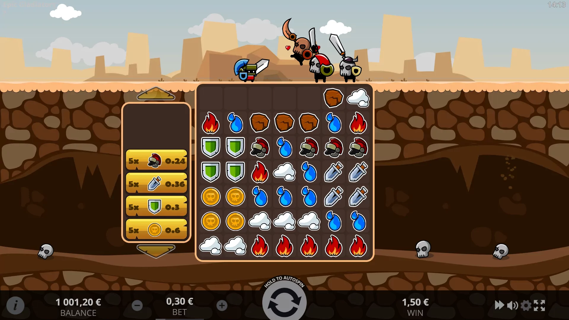 EVO Epic Gladiators Screenshot