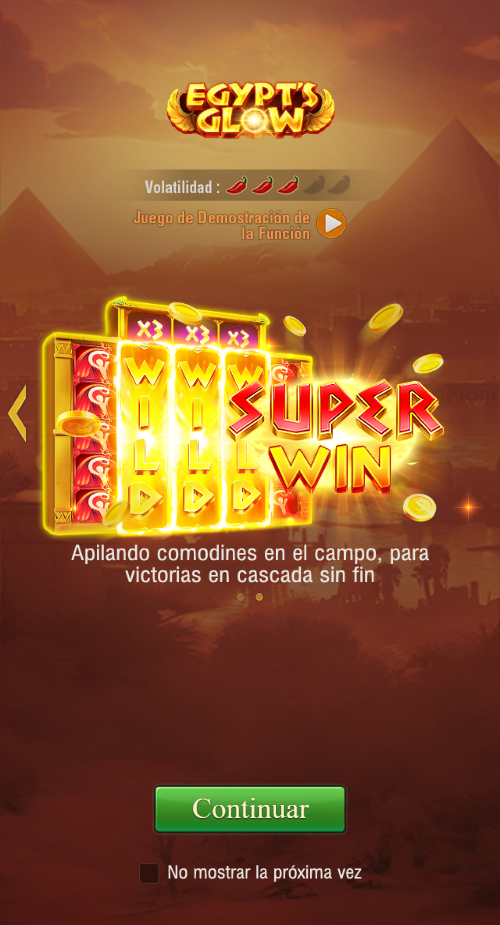 JILI Egypt's Glow Screenshot