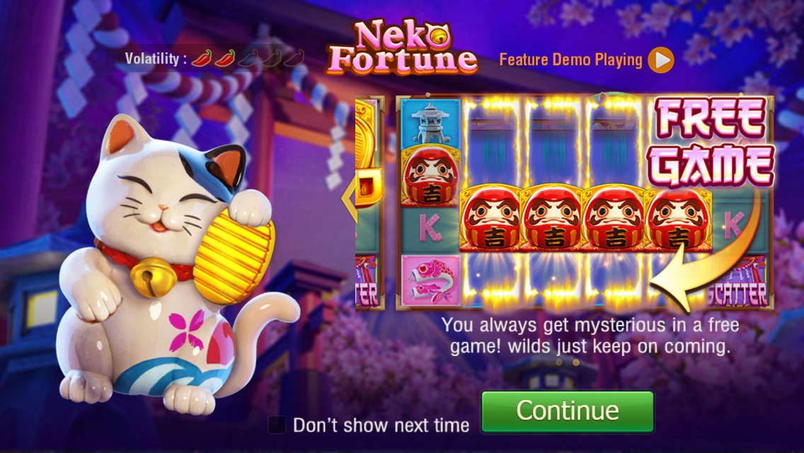 Neko Fortune Screenshot