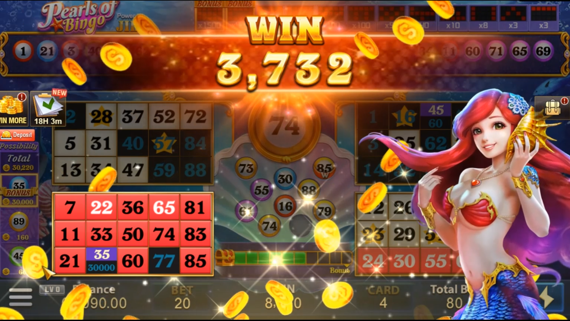 Pearls of Bingo Screenshot