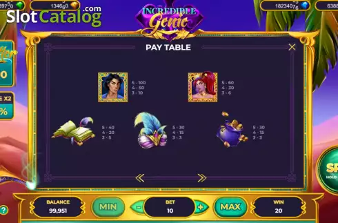 Pop Incredible Genie Screenshot