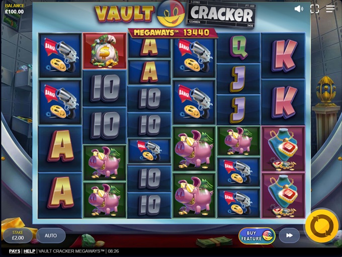 RT Vault Cracker Mega Ways Screenshot