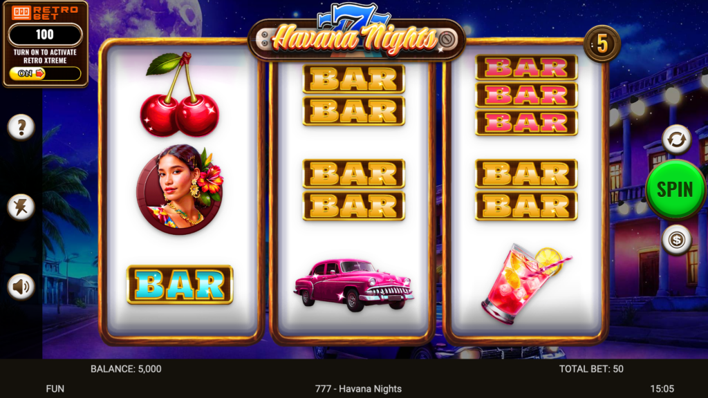SP 777 Havana Nights Screenshot